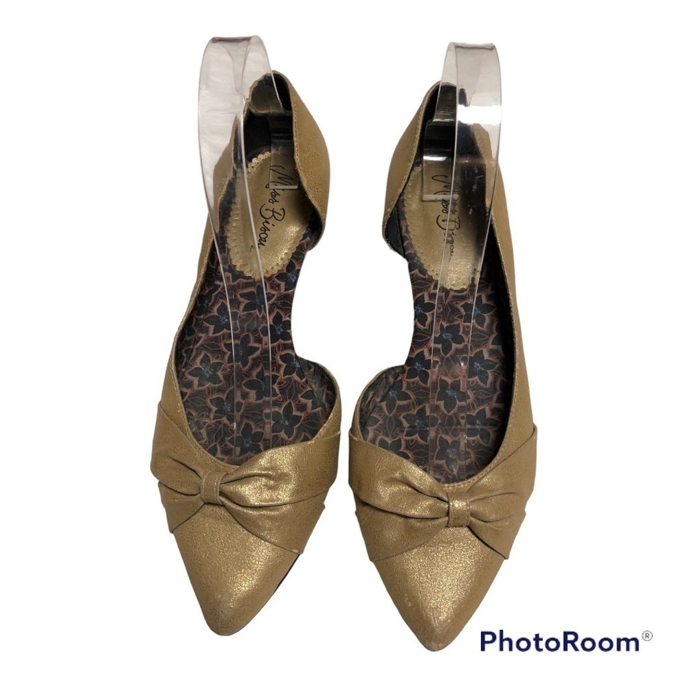 MISS BISOU GOLD METALLIC FLATS